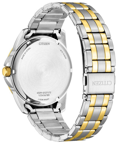 Mens Two-Tone Stainless Steel Citizen Quartz Watch - AG8348-56L