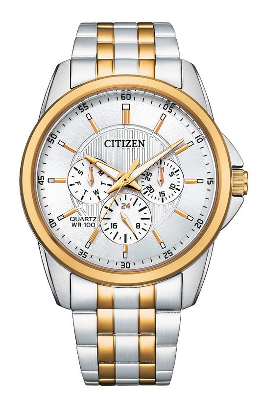 Men's Citizen Quartz WR100 Two-Tone Watch