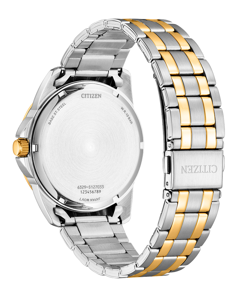 Men's Citizen Quartz WR100 Two-Tone Watch