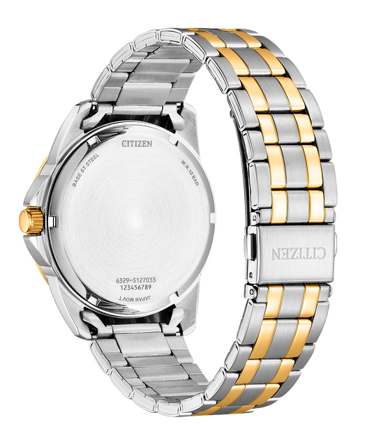 Men's Citizen Quartz WR100 Two-Tone Watch