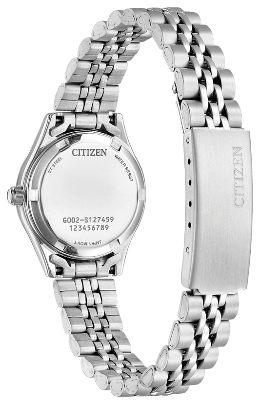 Ladies Citizen Blue Face Quartz Crystal Watch