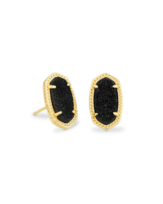 4217719703 Kendra Scott Ellie Earrings Gold Black