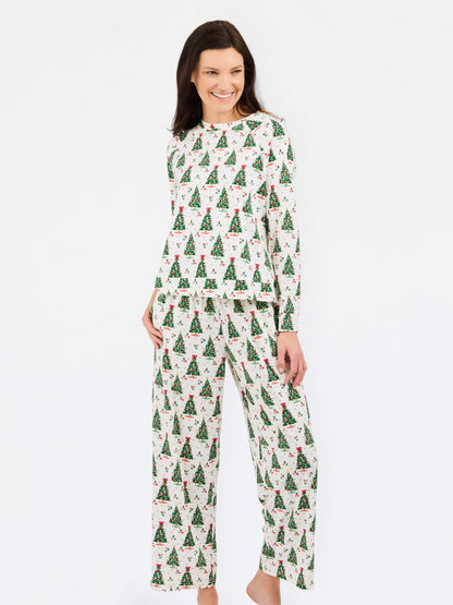77496 Mary Square PJ Annie Long Sleeve Long Pant Christmas Magic S-XL 0