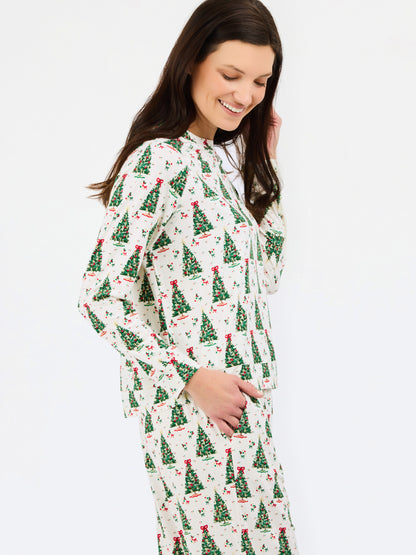 77496 Mary Square PJ Annie Long Sleeve Long Pant Christmas Magic S-XL 0
