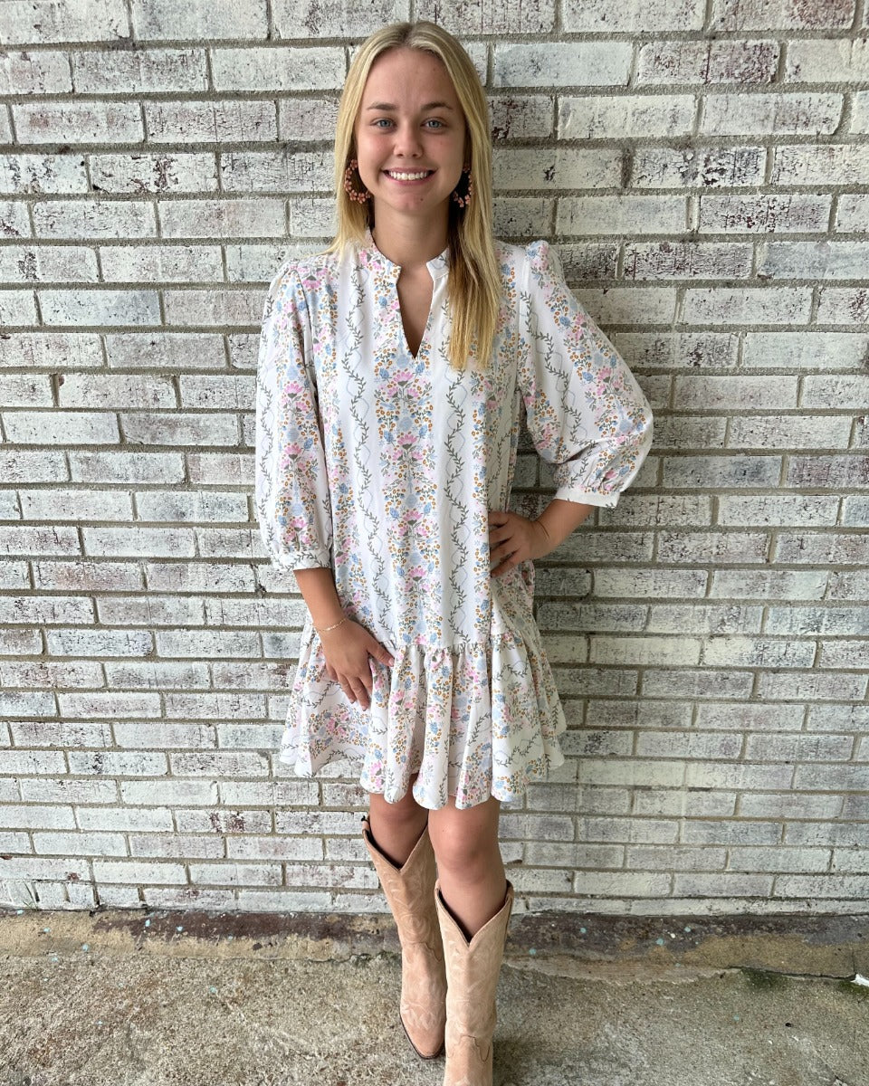 The Naomi Dress in Ivy Lane Ivory