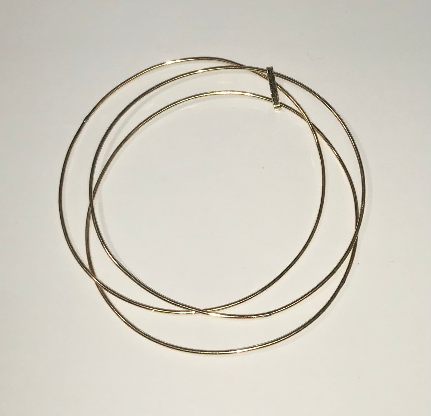 629162 14/20 Gold Filled Plain Triple Bangle