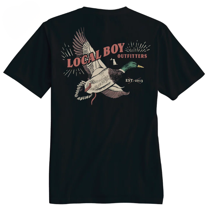 L1000817 Local Boy Mallard Blast T-Shirt Black 0