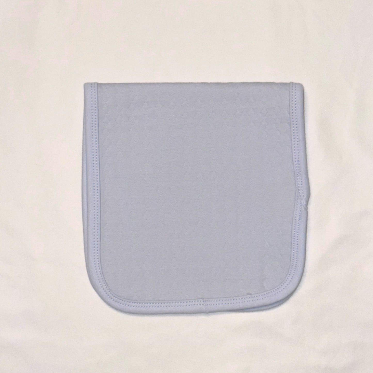 Baby Burp Cloth Slim Pearl Diamond Quilted Pink, Blue, White