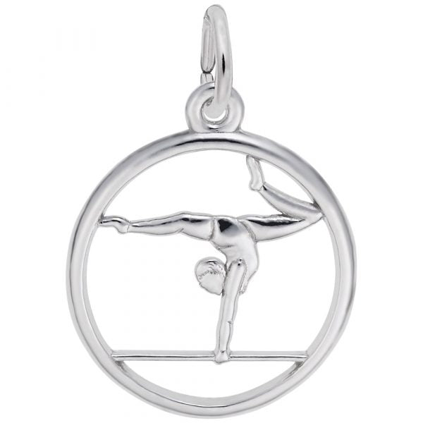 Rembrandt Gymnast On Balance Beam Charm
