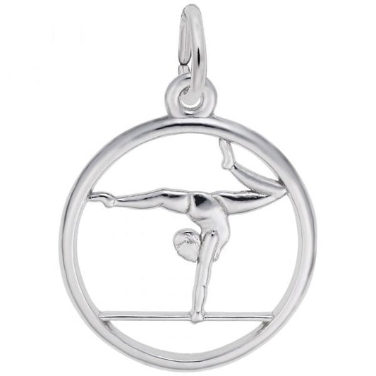 Rembrandt Gymnast On Balance Beam Charm