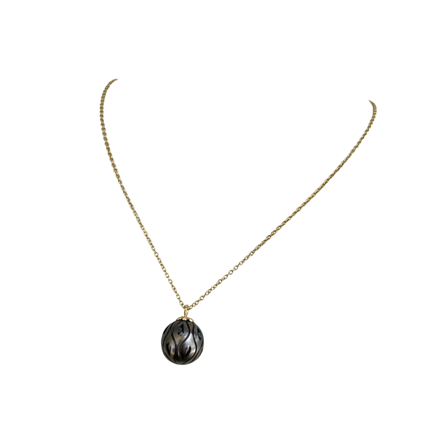 15700 CP19YT 14KY PENDANT CALLA Galatea 14K Yellow Gold Calla Necklace