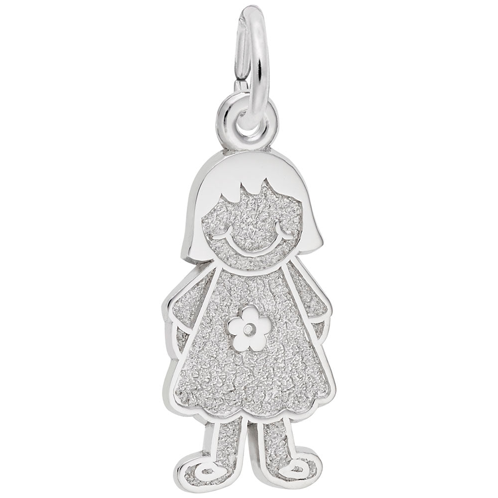 Rembrandt Girl With Flower Dress Charm