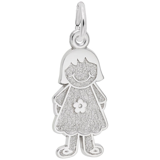 Rembrandt Girl With Flower Dress Charm