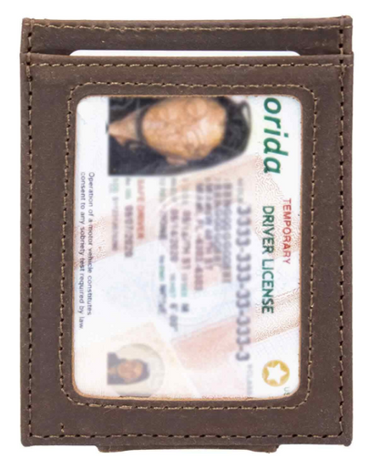 USC-IWT5-CRZH-LBR  Zep-Pro Gamecock Front Pocket Magnetic Wallet