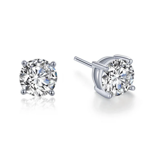 Lafonn 2.5CTTW Lassaire 4 Prong Stud Earrings