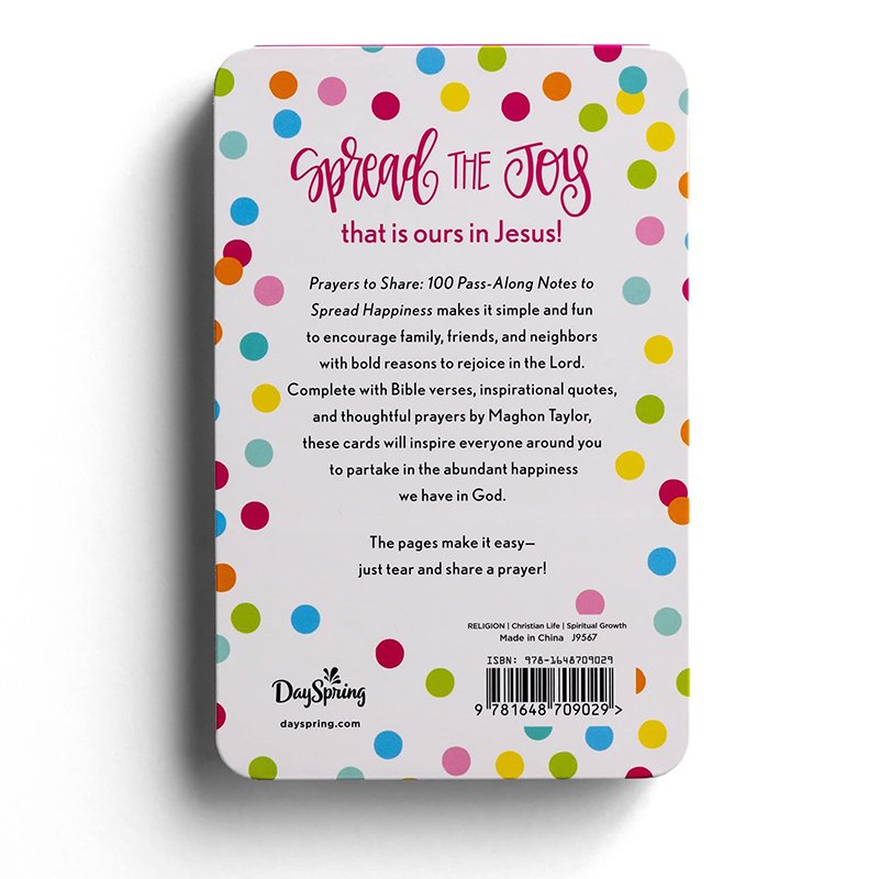 9781648709029 100 Pass-Along Notes to Spread Happiness By Maghon Taylor Prayers to Share 0