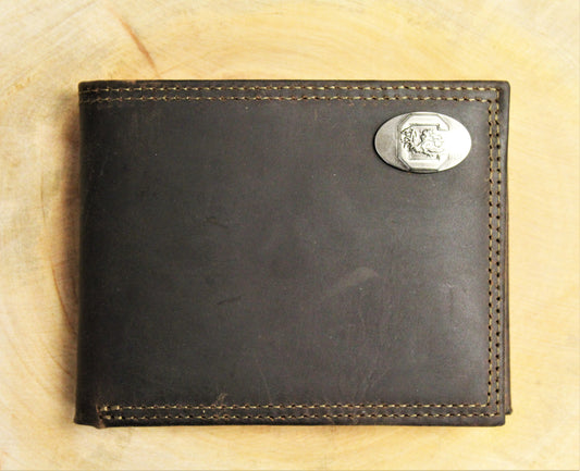 USC Brown Leather Wallet