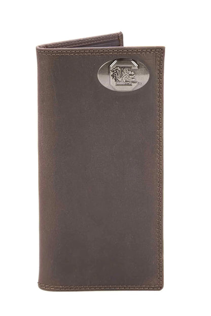 USC-IWT4-CRZH-LBR Zep-Pro USC Crazy Horse Secretary Wallet Light Brown 0