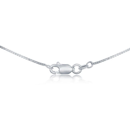 Sterling Silver 0.85mm Box Chain - 24"