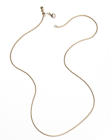 MSC2853 Southern Gates Gold Filled Rounded Box Chain Adjustable