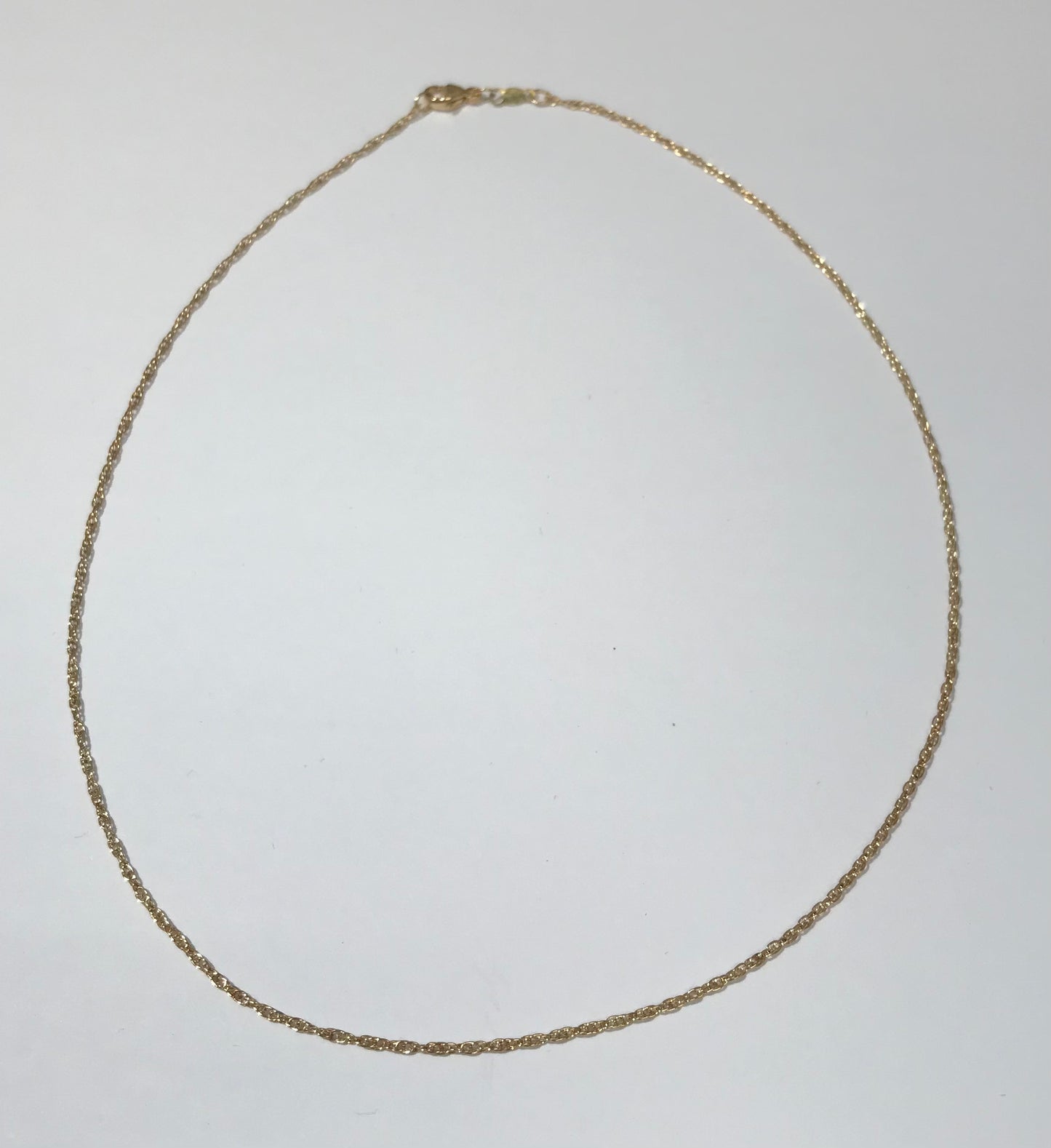 D14 14/20 Gold Filled Rope Chain with Lobster Clasp