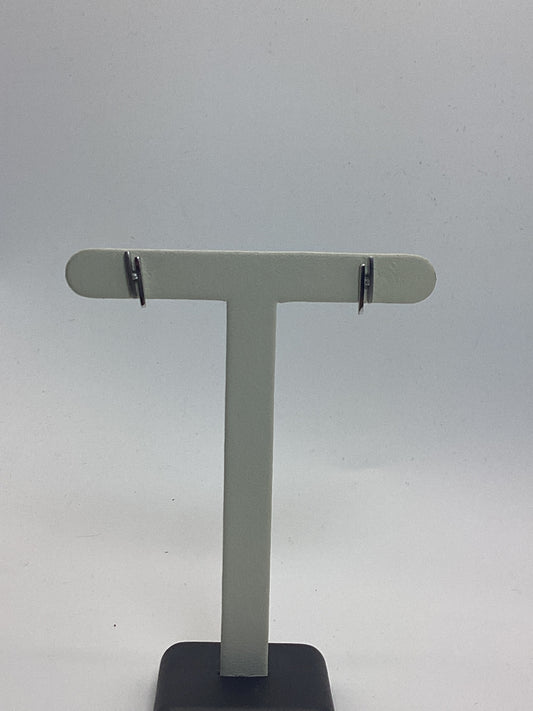 Hot Diamonds Sterling Silver Matte and Polished Double Bar Natural Diamond Accent