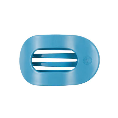 Teleties Medium Flat Round Hair Clip - Summer Sky