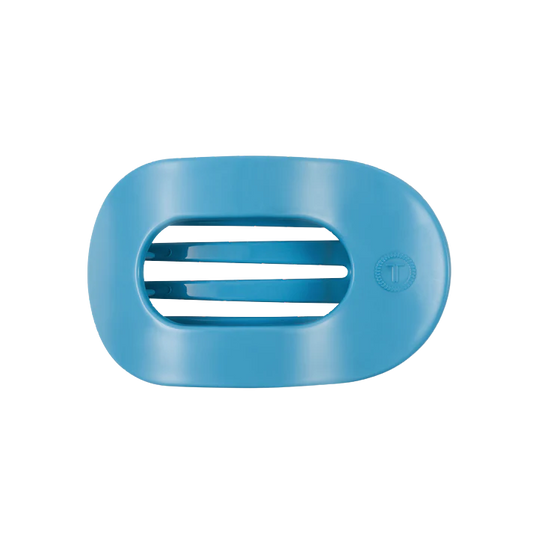 Teleties Medium Flat Round Hair Clip - Summer Sky