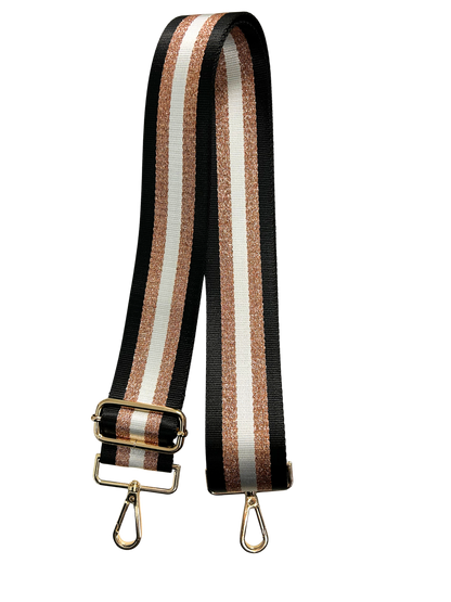 Rose Gold Glitter Guitar Strap