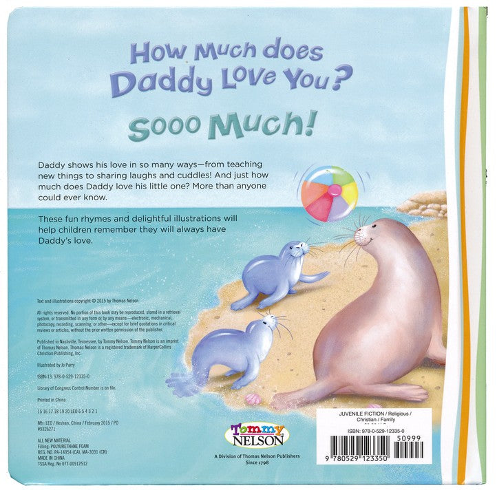 9780529123350 Daddy Loves You So Much, Board Book 0