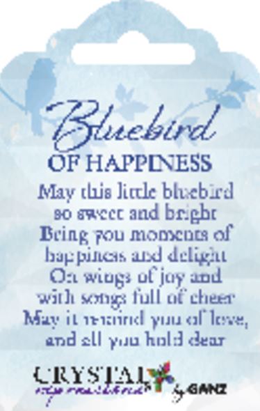 Bluebird of Happiness Acrylic Decorative Ornament