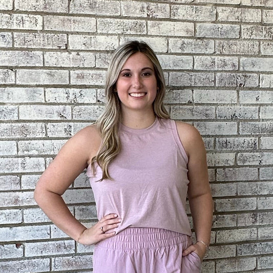 Local Girl Muscle Tank - Blush