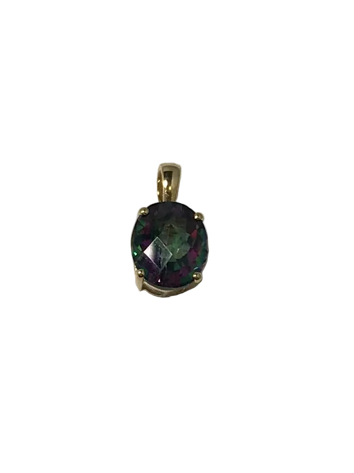 U 14K Yellow Gold Majestic Fire Pendant