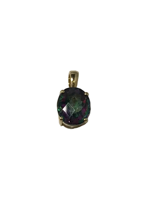 U 14K Yellow Gold Majestic Fire Pendant