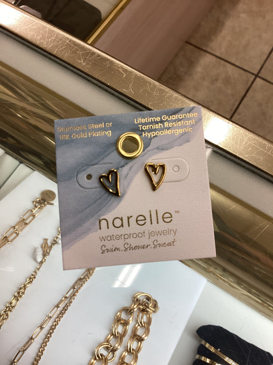 10751 Narelle Heart Outline Earrings 0