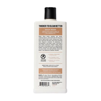 Duke Cannon 18oz Thick Body Wash - Buck Moon