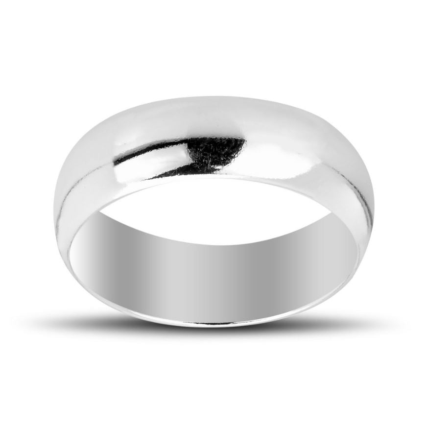 Sterling Silver 6mm Band