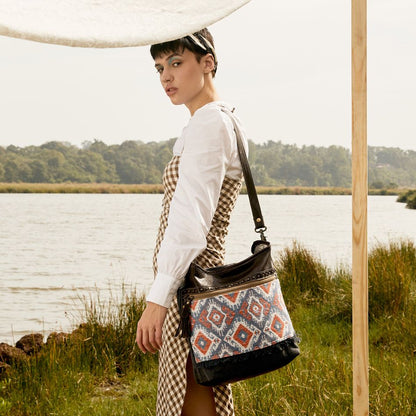 Myra Taupe Brown Shoulder Bag