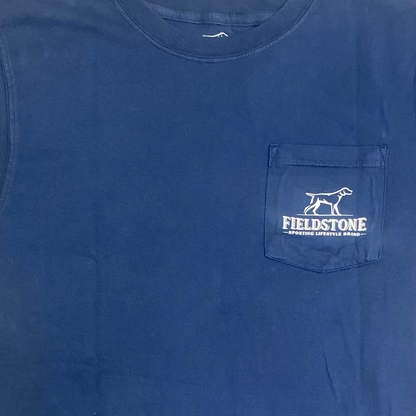 985 Fieldstone Buck Wild Santa T-Shirt Navy 0