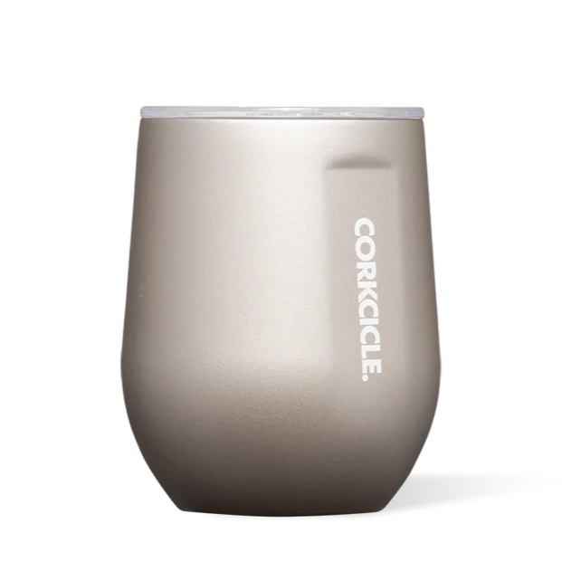Corkcicle 12oz Stemless Wine Tumbler - Oatmilk