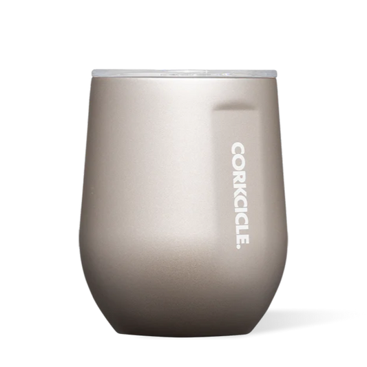 Corkcicle 12oz Stemless Wine Tumbler - Oatmilk