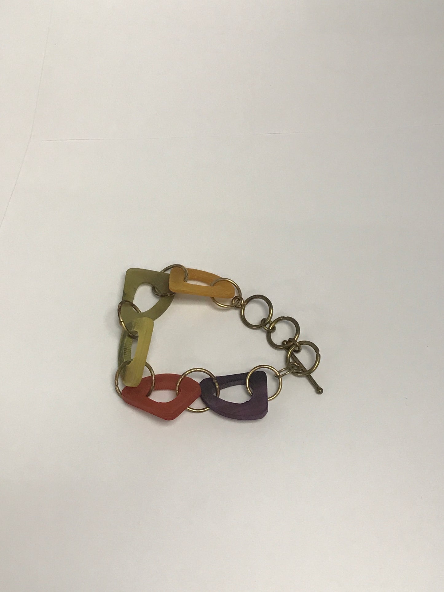 B1752C Omala Rainbow Collection Link Bracelet