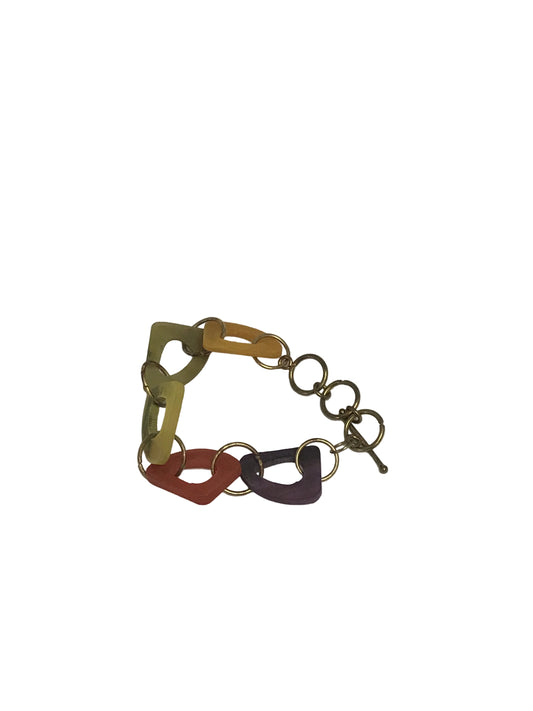 B1752C Omala Rainbow Collection Link Bracelet