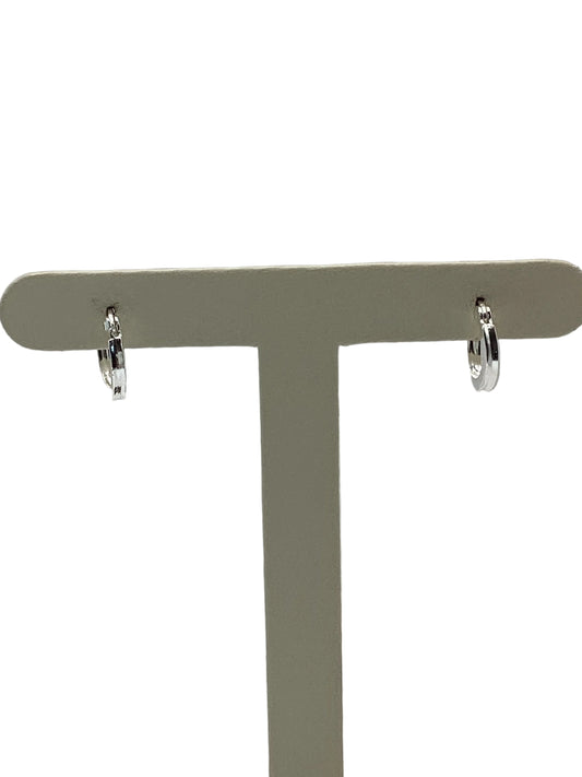 A-1933 Sterling Silver 20mm Small Square Hoop Earrings