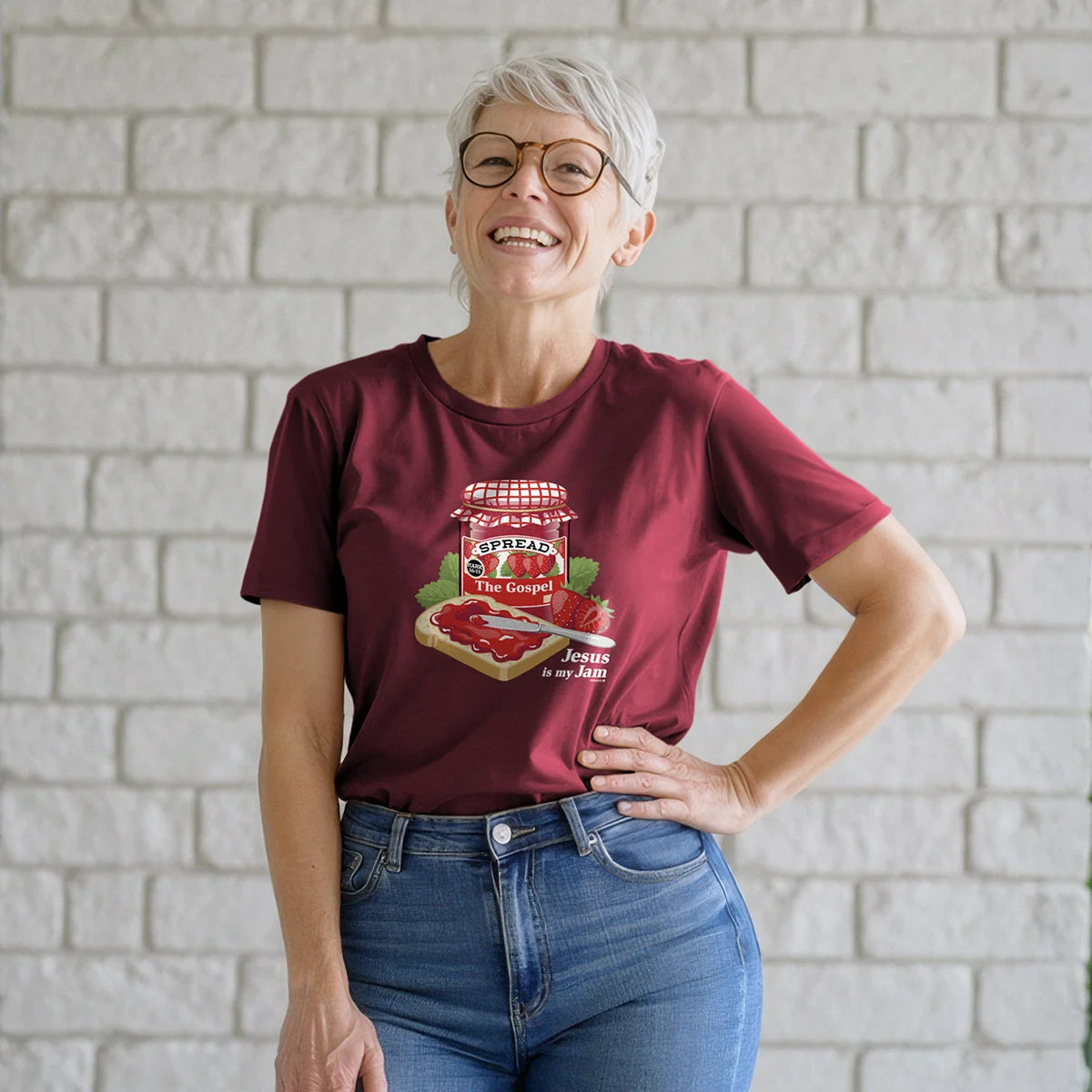 APT54462X Kerusso Women's Spread the Gospel T-Shirt Jam 0