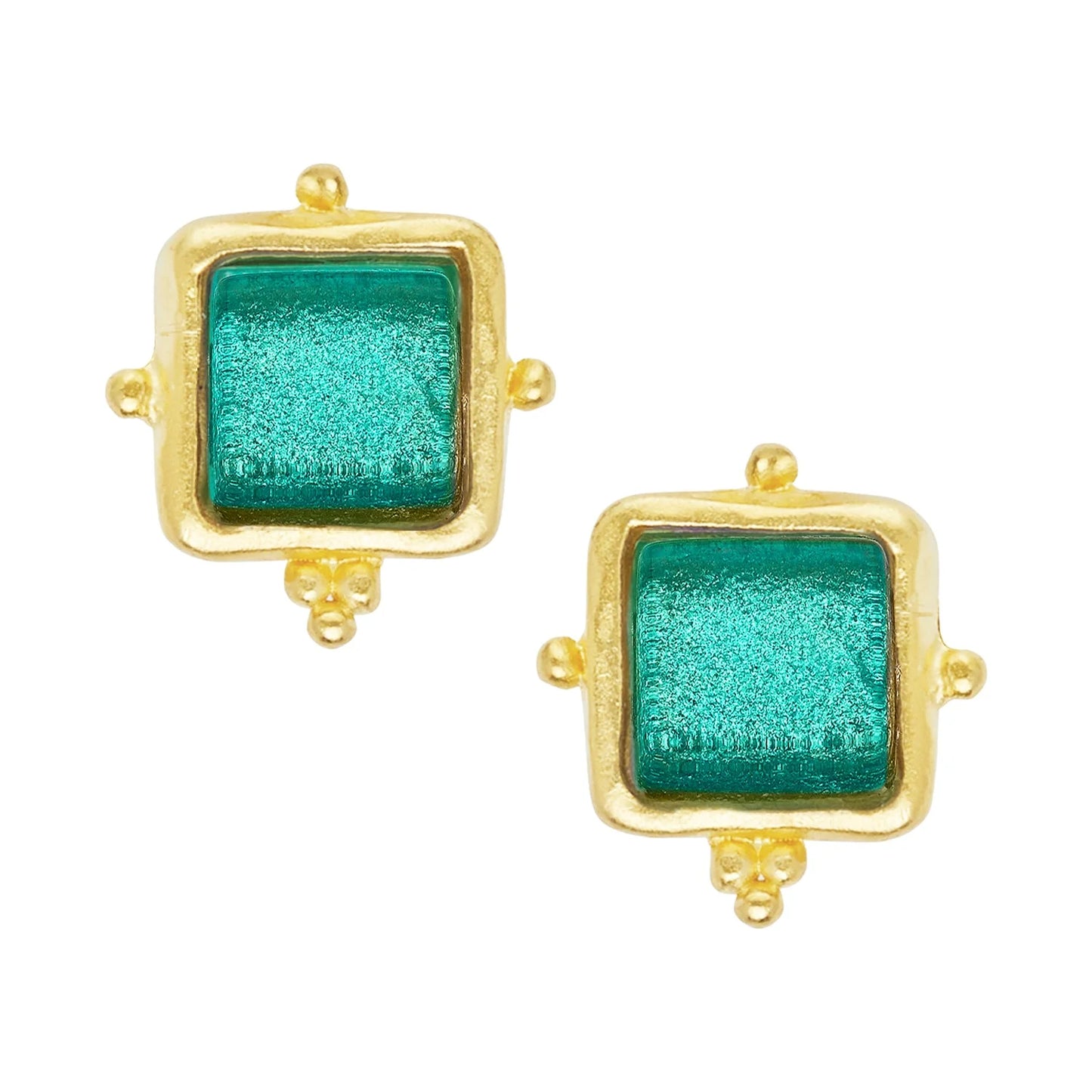 Susan Shaw Gold Plated Madeline Studs