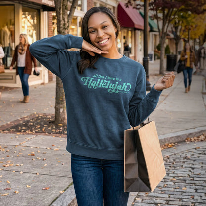 ASW5423 Kerusso Women's All That I Have is A Hallelujah Sweatshirt 0