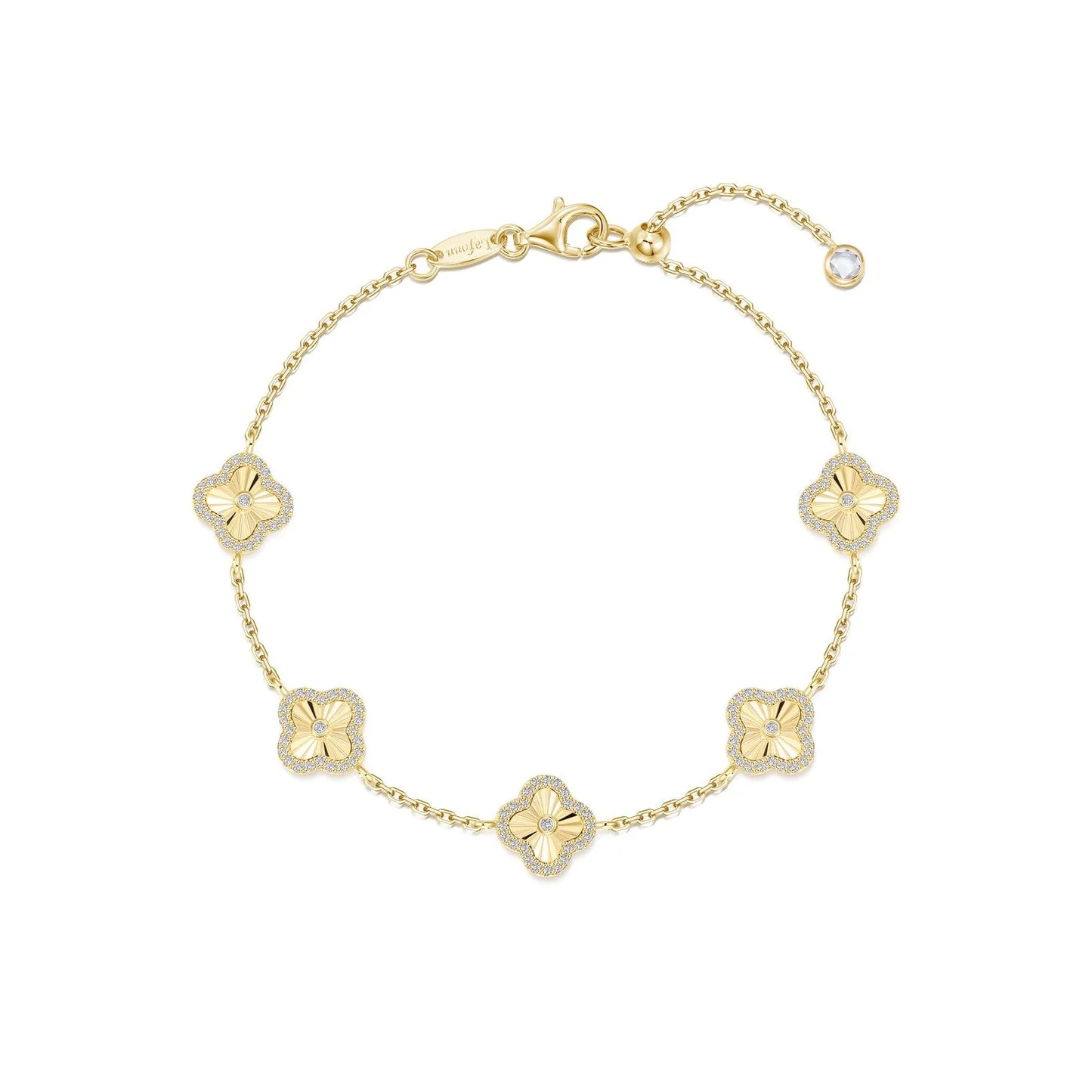 B2005CLG68 Lafonn Sterling Silver Gold Plated 1.25CTW 6.8IN C