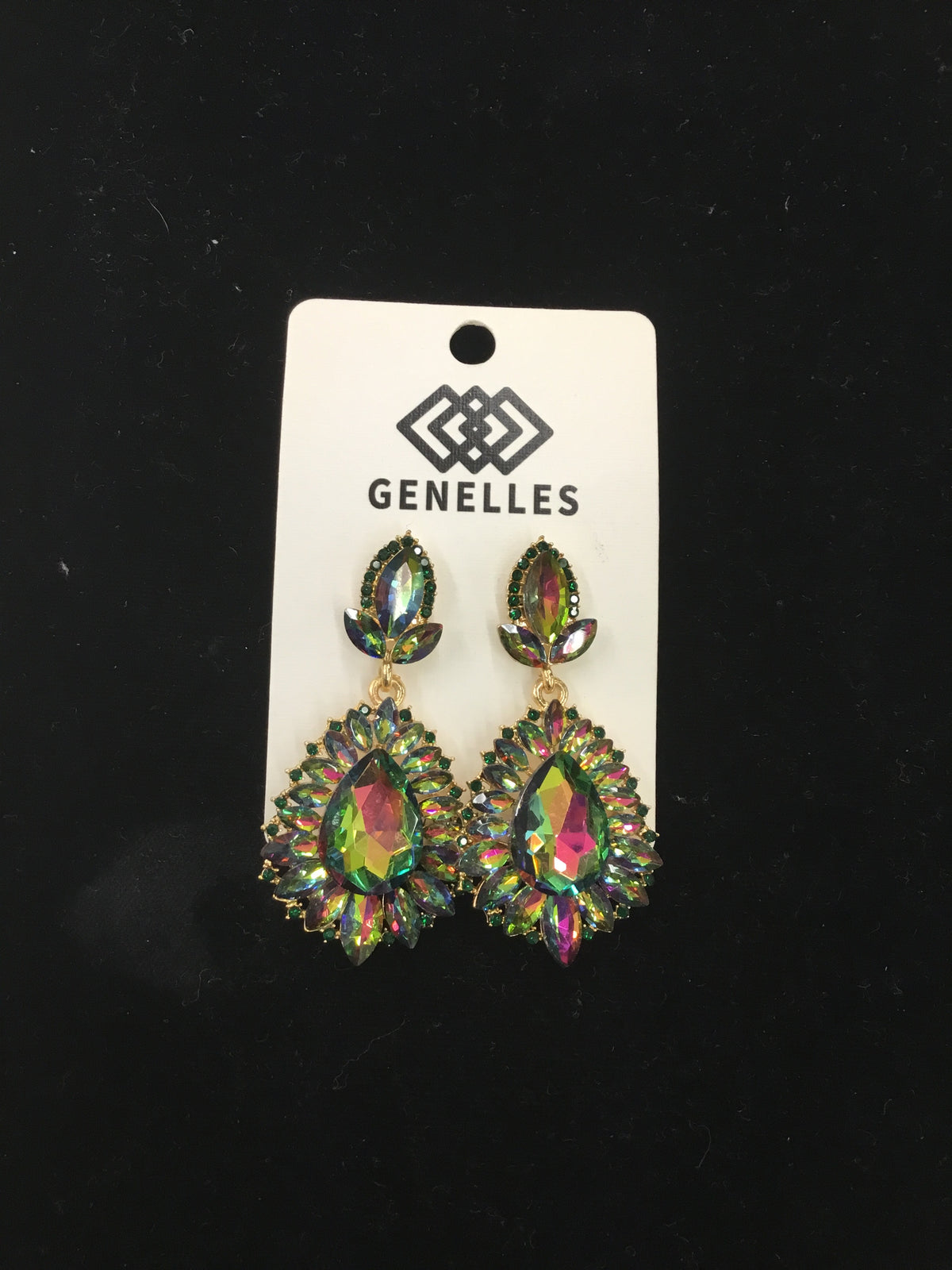 IJXE575 Costume Rhinestone Earrings