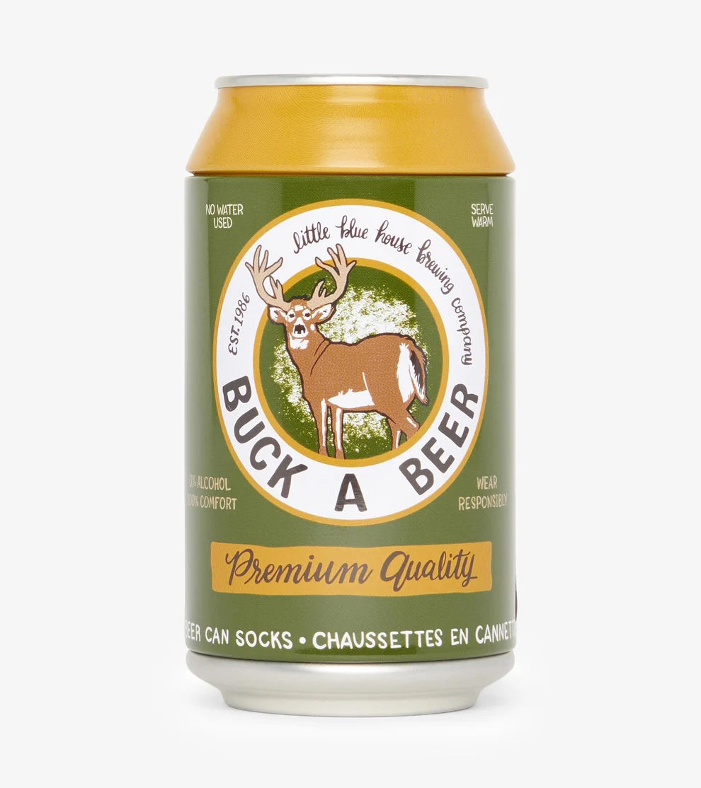 BC1BUCK001 Buck A Beer Men's Beer Can Socks 0